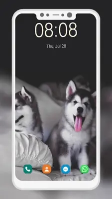 Husky Puppy Wallpapers android App screenshot 1